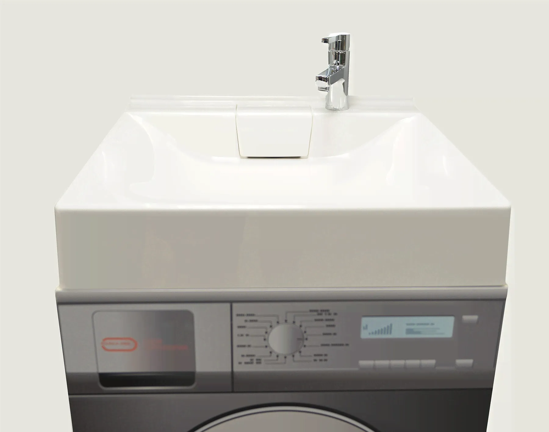 раковина для установки над стиральной машиной 600*600 polytitan Marka One Laundry