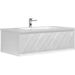 Marka One У73575 Тумба Glace 100П 1 в.я. White (верх)