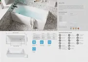Ванна акриловая Marka One AELITA 170x90 Slim