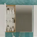 Зеркальный шкаф 1Marka Gaula 60 белое