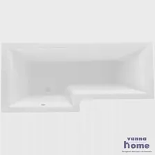 Ванна акриловая Marka One Linea 165x85 левосторонняя