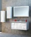 Зеркало Marka One Romb 90 white