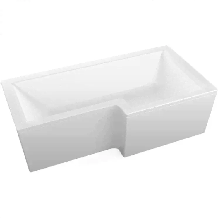 Акриловая ванна Marka One Linea 165x85 R Белая-0