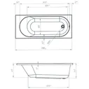 Акриловая ванна Marka One Atlas 170х70 01атл1770