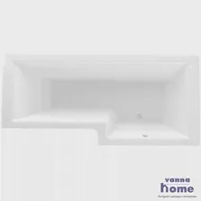 Ванна акриловая Marka One Linea 165x85 правосторонняя