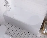 Ванна акриловая Marka One ATLAS 170x70х45 см, белая прямоугольная, с овальной купелью,100% сантехнический литьевой акрил, гарантия 20 лет, 1 Марка (01атл1770)