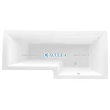Акриловая ванна Marka One Linea 165x85 см правая