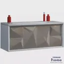 Тумба с раковиной Marka One Romb 90П, cappuccino